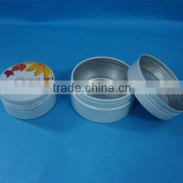 150ml packaging aluminum jar with hot printing