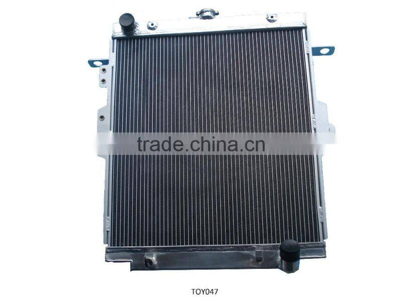 1hz aluminum radiator for landcruiser 1hz 75 series
