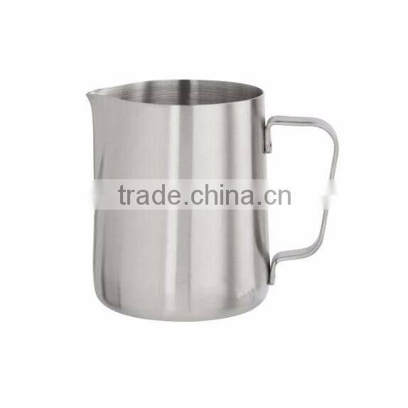 20 oz Espresso Coffee Milk Frothing Pitcher, Stainless Steel, 18/8 gauge coffee frother pitcher
