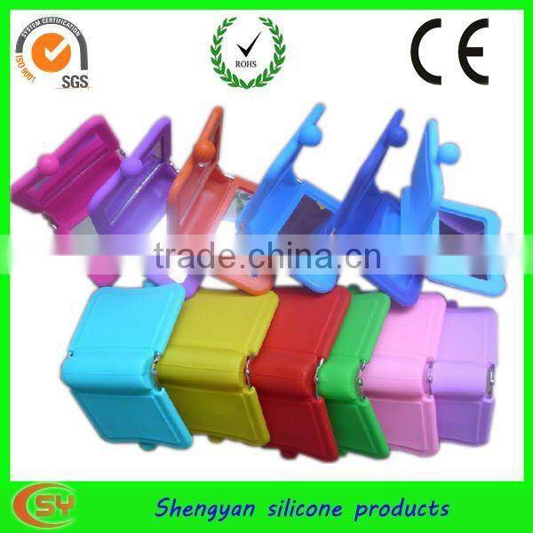 ShengYan fashion silcione bag with mirror design