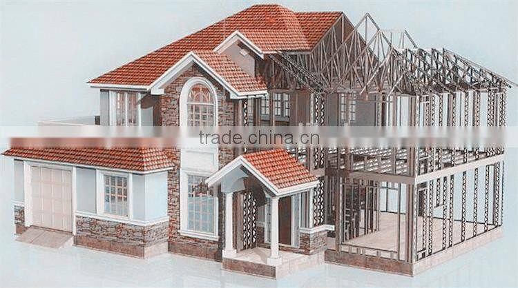 Prefab villa,luxury steel villa,modern house building for sale