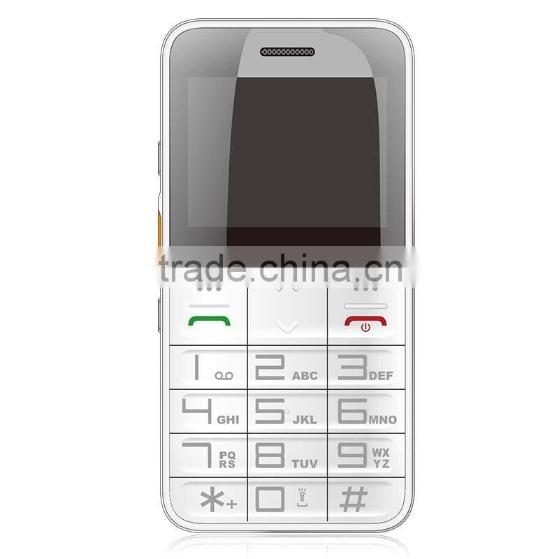 Senior phone with GPS tracking mobile phone holder