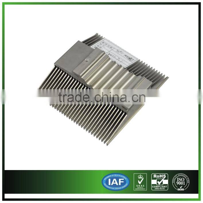 Anodized natural aluminium Extrusion Heat sink for industrial devices