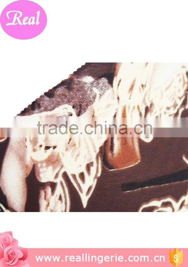 flower print sexy fancy bra,comfortable seamless ladies mature bra