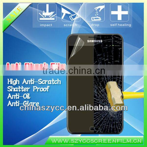 High Quality Latest New Products 2013 Explosion-proof Screen Protector For Samsung Galaxy Note i9220