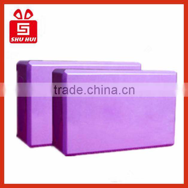 lightweight EVA yoga foam brick/recycled eva foam yoga block /natural fitness block