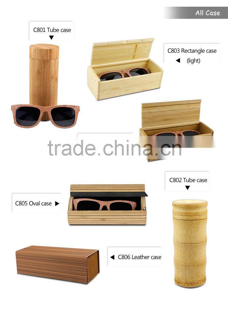 High quality tube wood glasses case,Bamboo wood color personalized glasses case