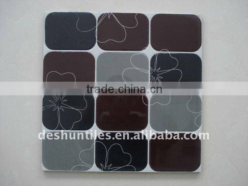 Glazed floor tiles