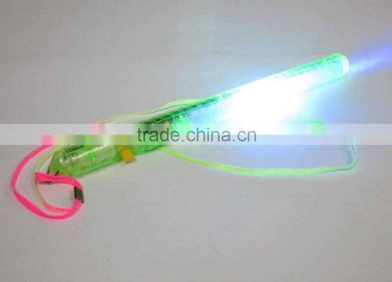 Multi Colorful 7 modes Flashing LED Night Light Lamp Wand Glow Sticks Strap Camp Party Festival