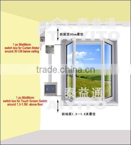 wifi electric curtain system automation for smart home automation