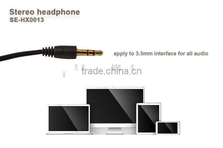 Best sound heavy bass wired stereo headphone from China factory