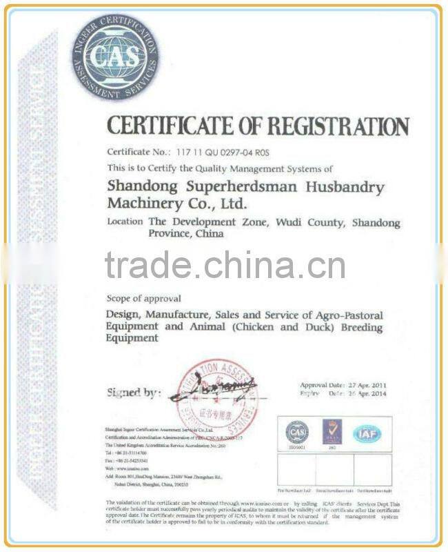 CE approved Full automatic poultry equipments for broiler