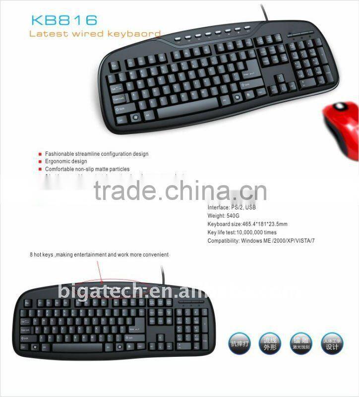 New Computer Wired Gaming Keyboard and Mouse combo Factory