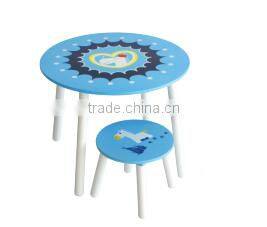 kids furniture study or dinning round tables and chairs set