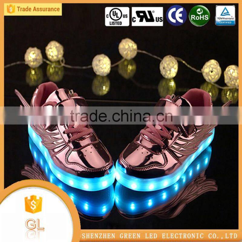 China shenzhen flashing light USB LED shoes manufacturer
