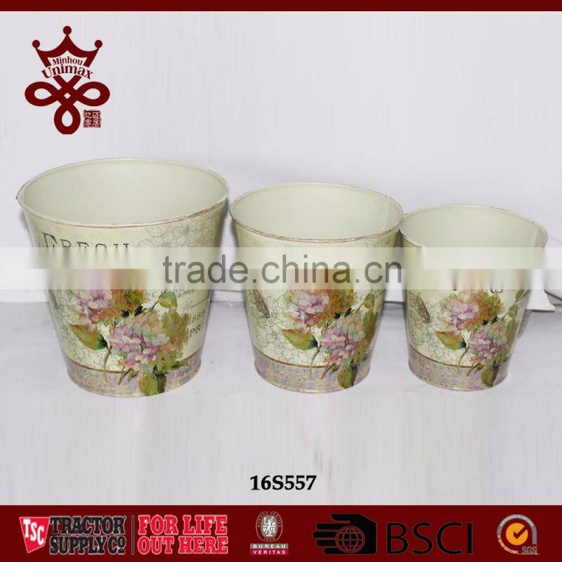Potted Plants Colorful Window Boxes Shabby Chic Outdoor Planters