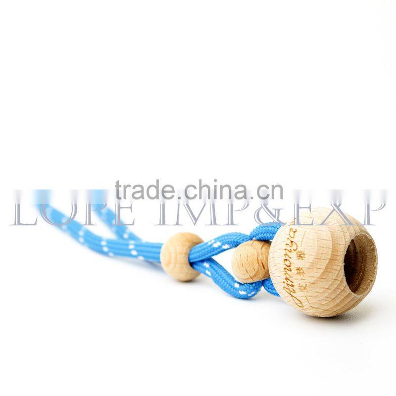 6ml Car perfume glass bottle wooden cap