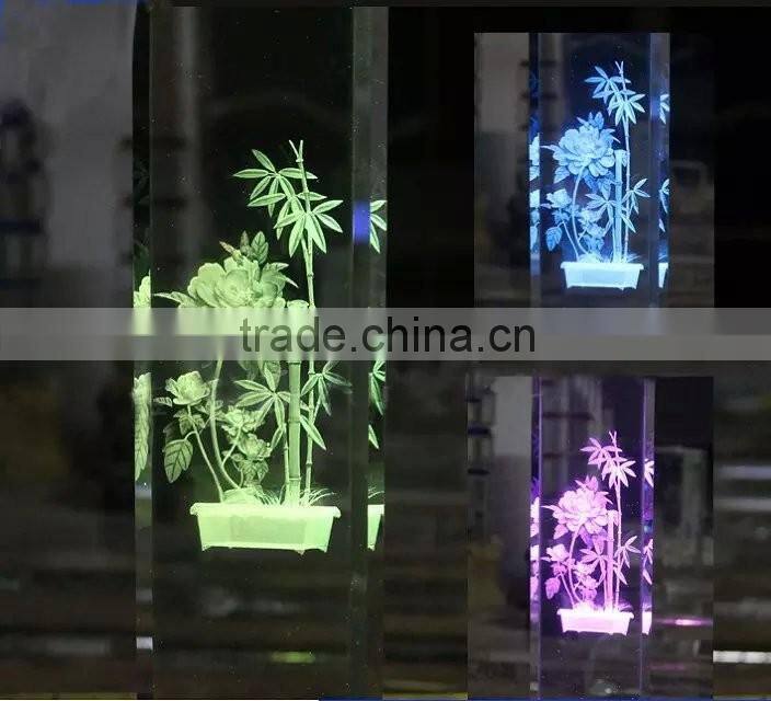 LY 2D/3D laser engraving machine special for inner crystal,working range 150*200*80 mm