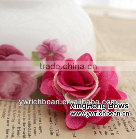 new styles! hot-sales handmade kids shabby flower with clip !cute girl hair flower clips ! hair flower clips for kids SF-160