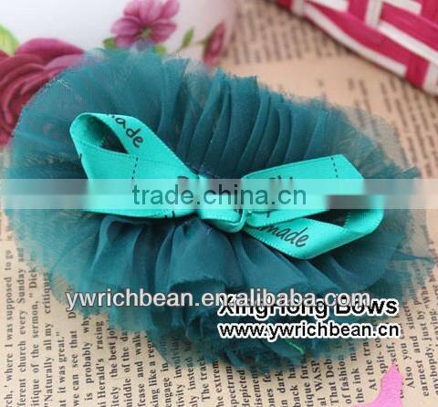 new styles! hot-sales handmade kids shabby flower with clip !cute girl hair flower clips ! hair flower clips for kids SF-149
