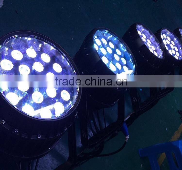 18pcs 10w 4 in 1 RGBW IP65 outdoor LED Zoom par light Dmx-512 waterproof Lighting Projector Party Club Pub KTV Dj Stage Lighting