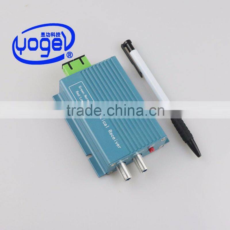 FTTH node Receiver FTTO CATV optical terminal with 3 wavelengths WDM AGC