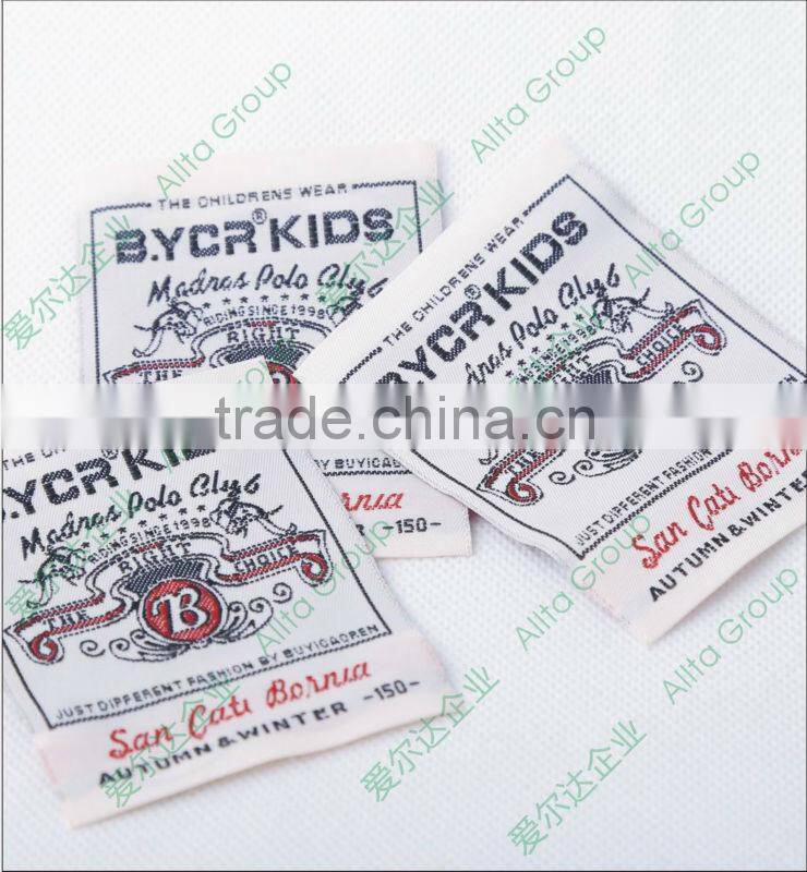 Custom garment woven label