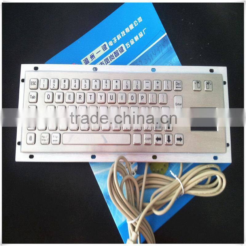 Hot sale metal mechanical keyboard with trackball