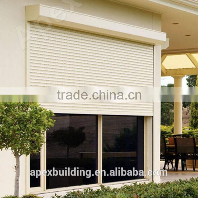 Commercial Ivory insulated roller shutter doors