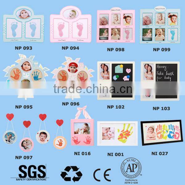 Home decoration accessories baby monthly promotive gift box toys frame