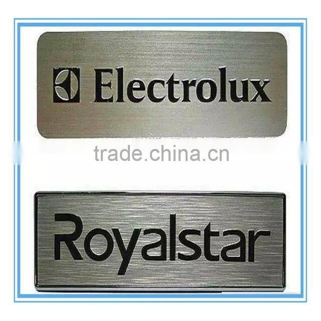 2016 custom metal new style of nameplate