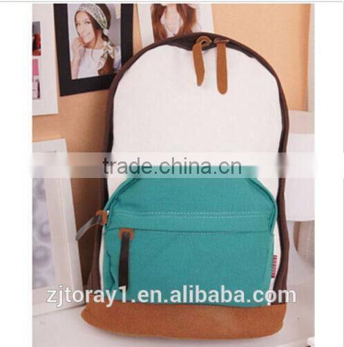Women's large Canvas Backpack school backpack fairy Shoulder bag