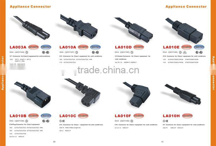 NEMA L6-30P locking power cord plug with cUL approval