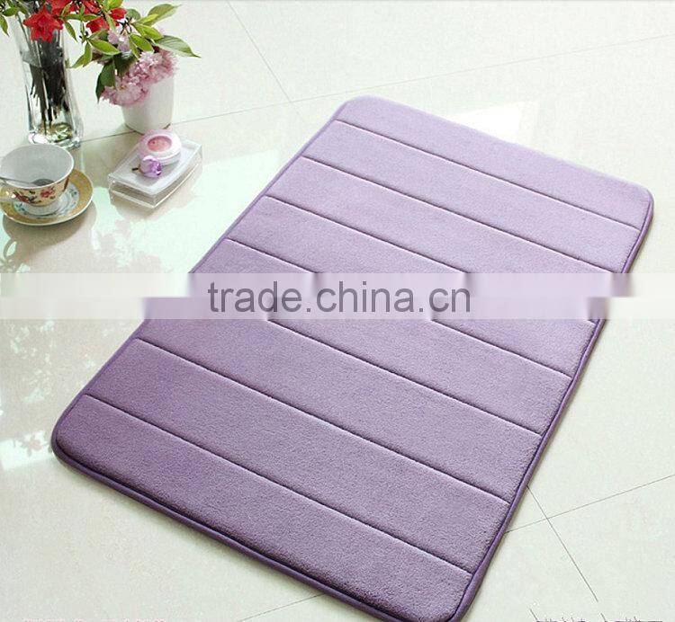 Classical Design bath mat changes color , cotton bath mat