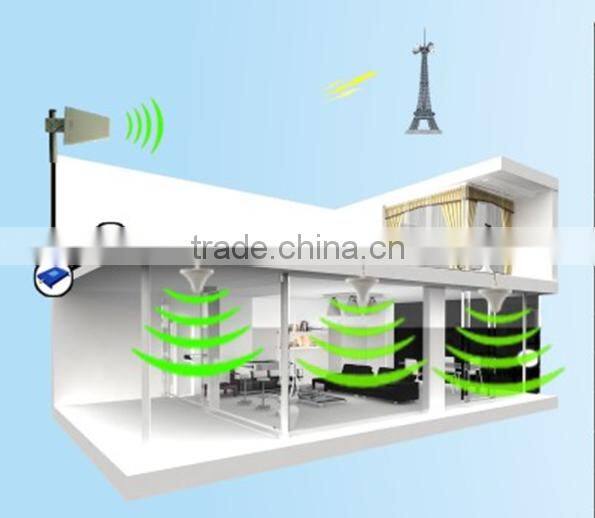 Cover 200-600sqm mobile signal repeater,pcs signal booster with ALC,cell phone signal booster