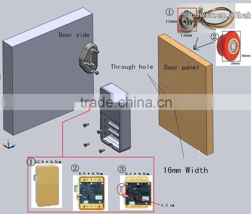 Cute and colorful key door (TM10A)