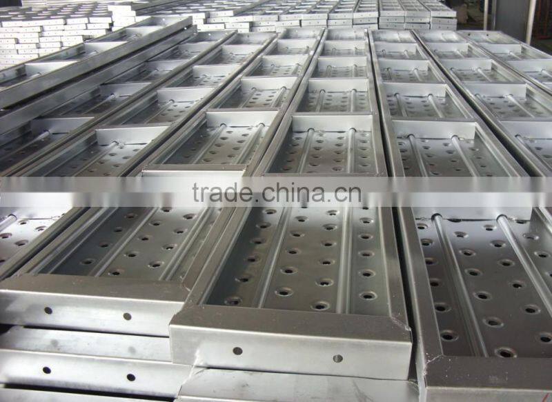 Scaffolding steel plank walk board 420 * 45 * 1829mm