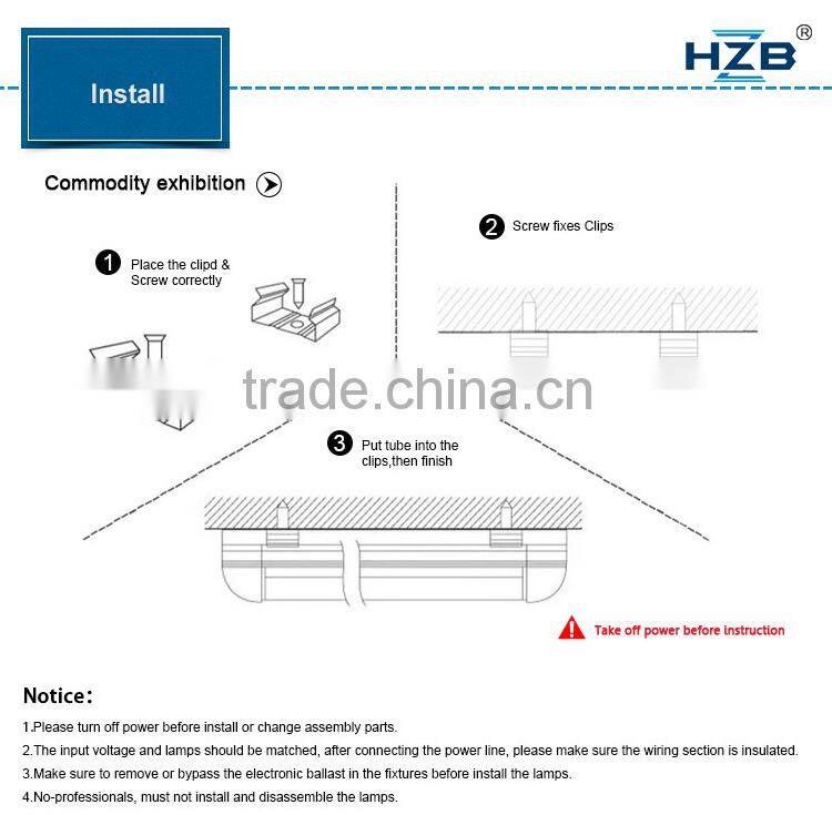fluorescent led tube 120/150cm with cylinder shape light