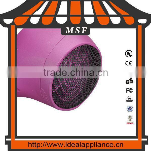 Professional golden DC motor hotel hair dryer with brushless motor
