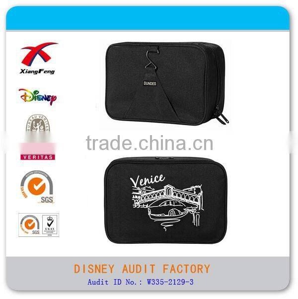 2015 XF new designs black color wash bag