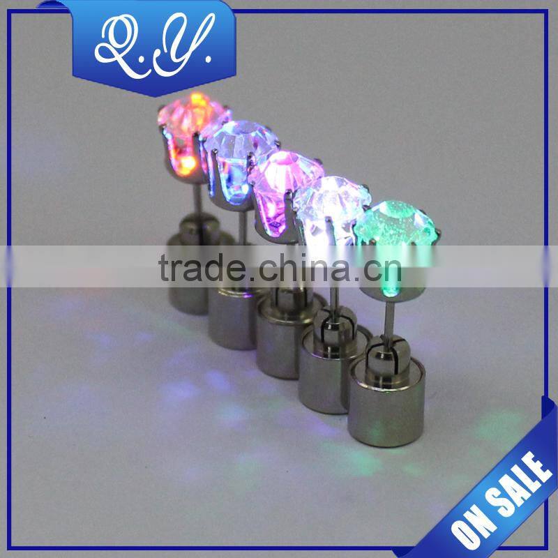 Love Design LED Light Earrings Cheap Hanging Earring Design Factory Supply
