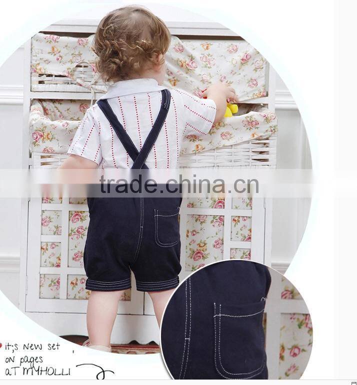 Kids 2015 new summer children bib shorts boy 1-2-3 5 years old infants and children's clothing pants
