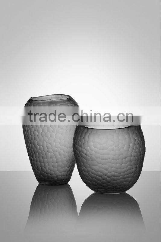 Colored Handmade Glass Centerpieces