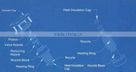 32 cavities pin-valve preform mold with hot runner