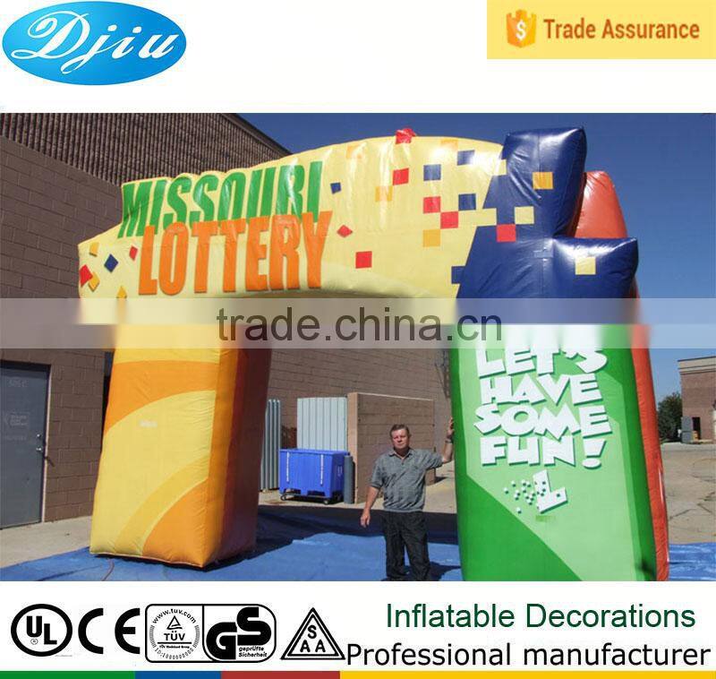 DJ-GM-29 new design inflatable arch advertising promotion item china suppliers