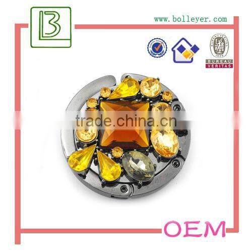 crystal folding purse bag hook purse hanger metal gift