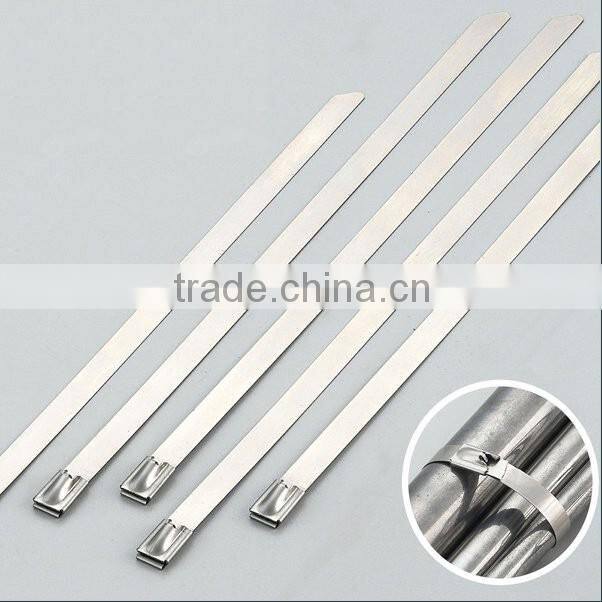 150x4.6mm Stainless Steel Cable Tie 201 steel