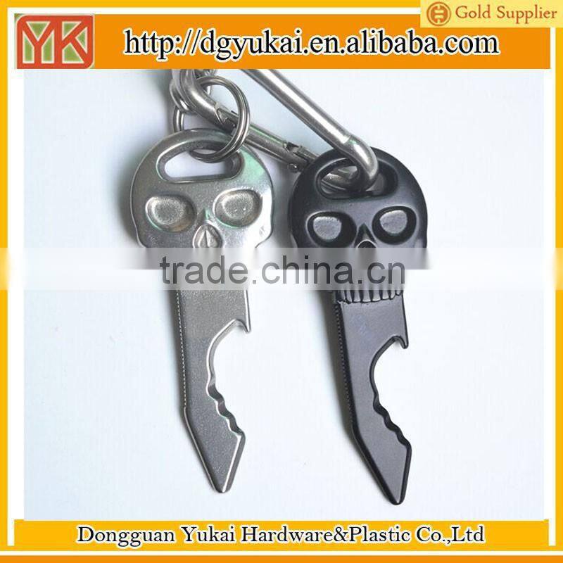 Yukai Durable bottle opener keychain tool with screwdriver