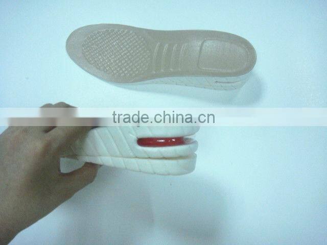 PU leather height increase insole leather increase insole