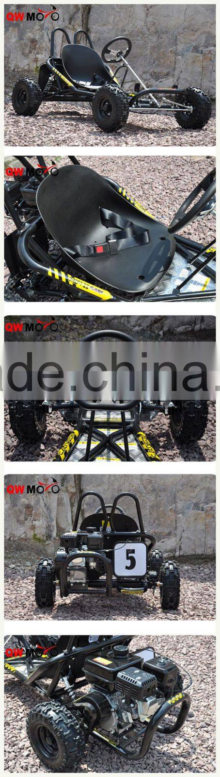 QWMOTO 2015 popular 196cc 6.5 hp drift go kart 196cc china crazy go kart for adults